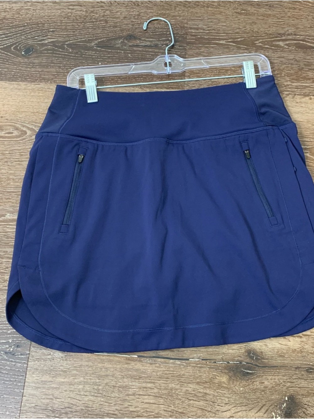 Athleta womens blue fairway golf skort 16” M